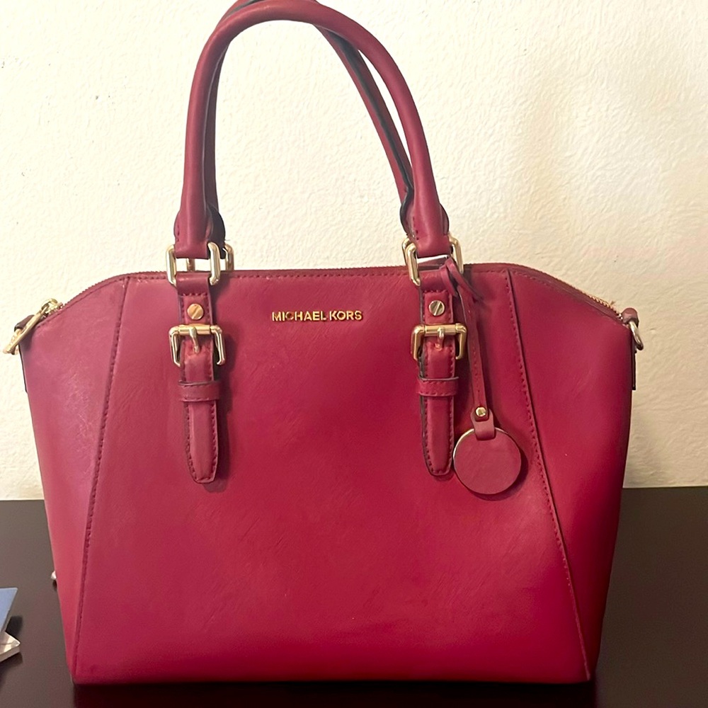 Authentic Michael Kors Leather Bag